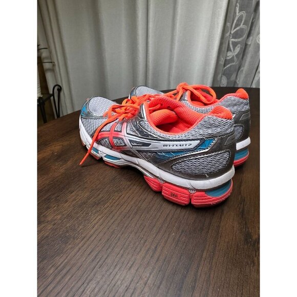 Asics GEL-Exalt 2 Womens Size 9 Orange Gray Fluid Fit Running Walking Shoes - Picture 14 of 16
